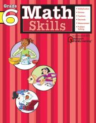 Math Skills: Grade 6 (Flash Kids Harcourt Family Learning)
