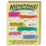 I Have Some Questions Menopause Card